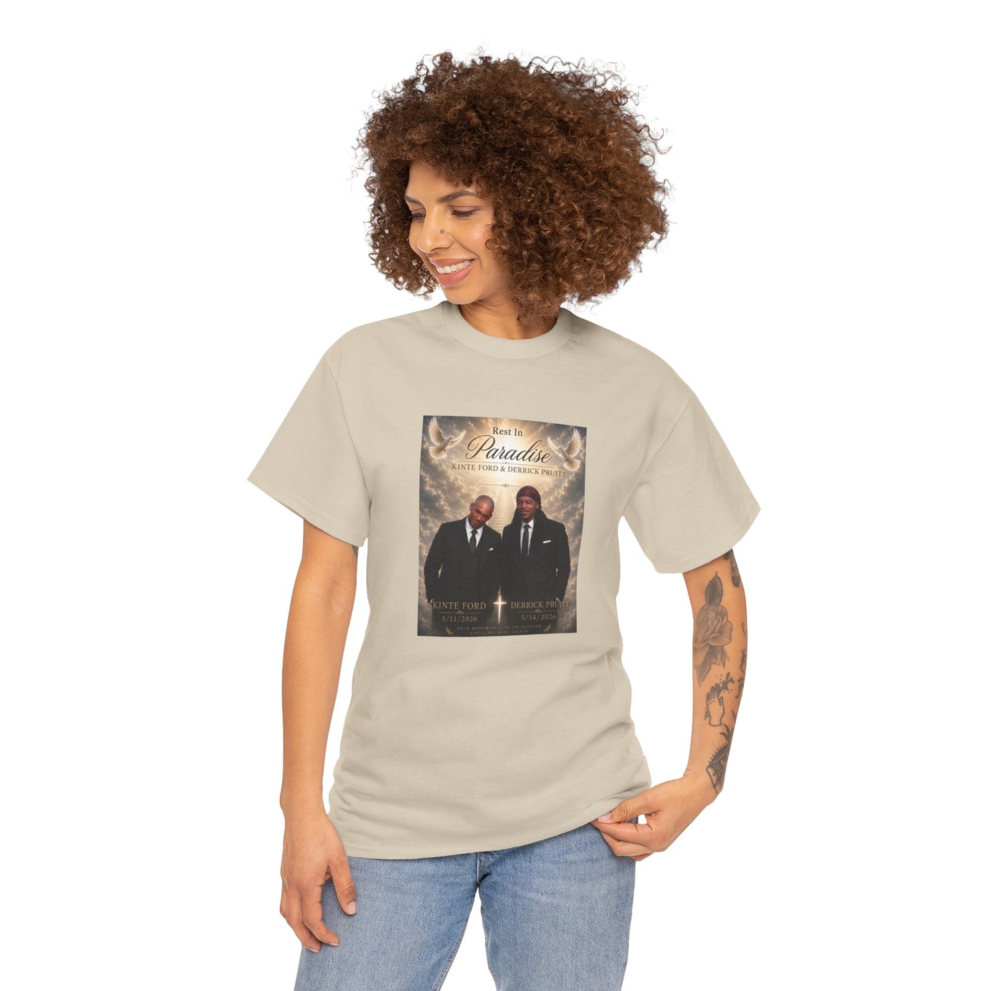 Memorial Tribute Tee — "Rest in Paradise" Funeral Remembrance Shirt
