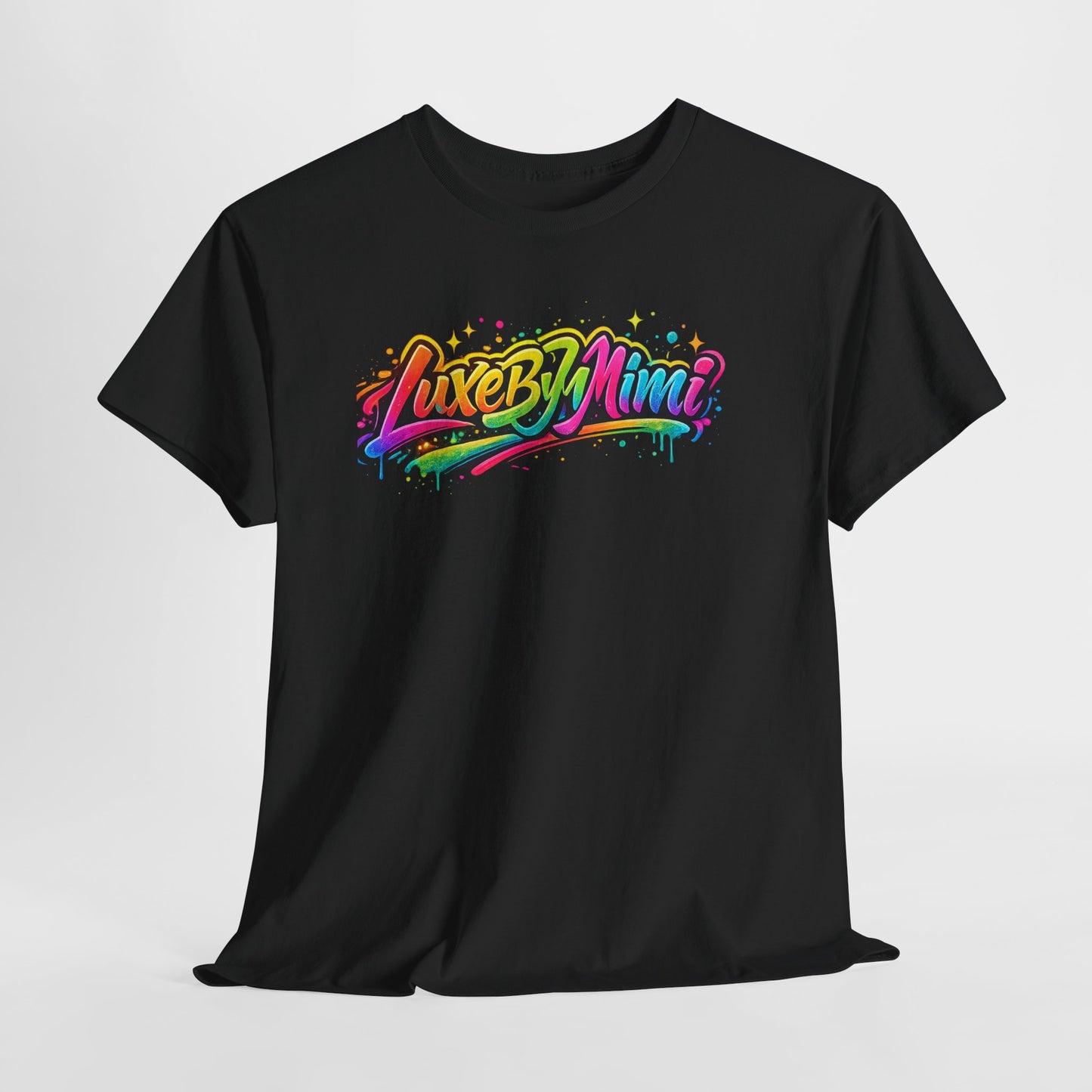 Graffiti Logo T-Shirt — 'Luxe By Mimi' Brand Colorful Streetwear Tee