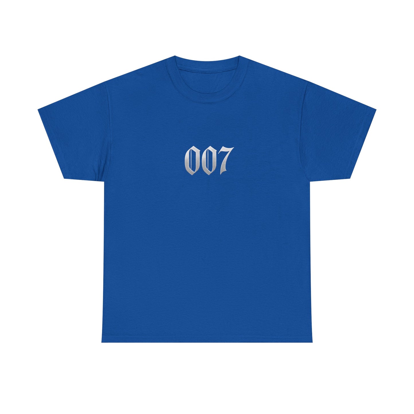 007 Graphic Tee — Subtle Spy Number Chest Print