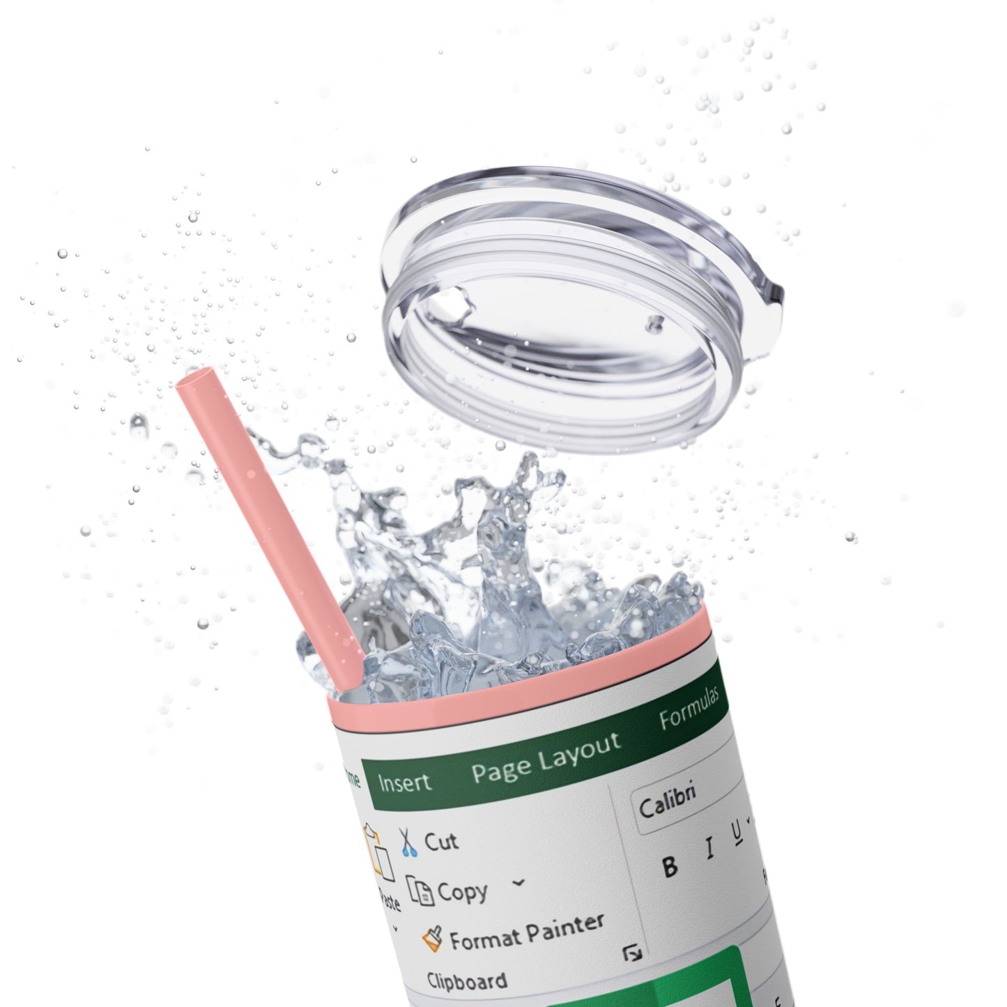 Freak in the Sheets Spreadsheet Themed Tumbler, 20oz Gift for Students, Accountants, Office Humor, Funny Drinkware