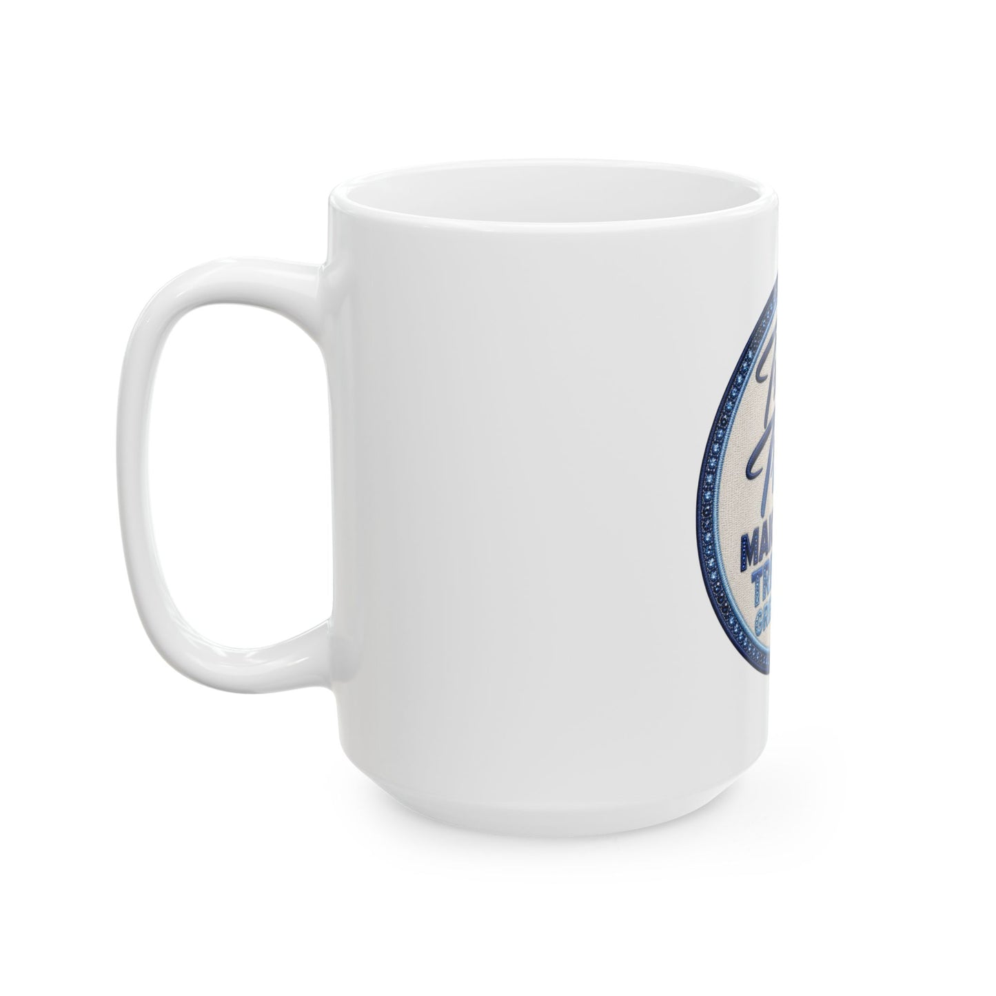 Make Peace Treaties Ceramic Mug — "Triumph for Trump" Political Coffee Cup