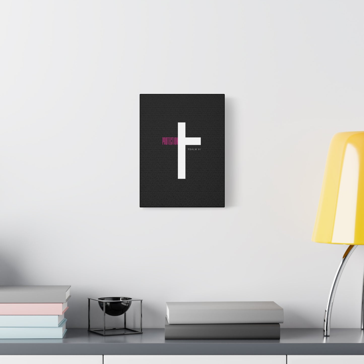 Faith-Inspired Canvas Print - Psalm 91, Home Decor, Wall Art, Christian Gift, Inspirational Decoration