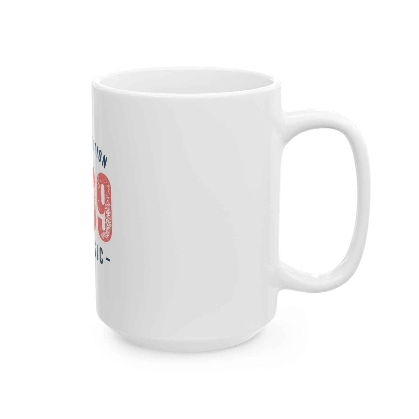 Limited Edition 1989 Classic Ceramic Mug - Perfect Gift for Coffee Lovers, Retro Vibe, Birthday, Keepsake, Home Decor