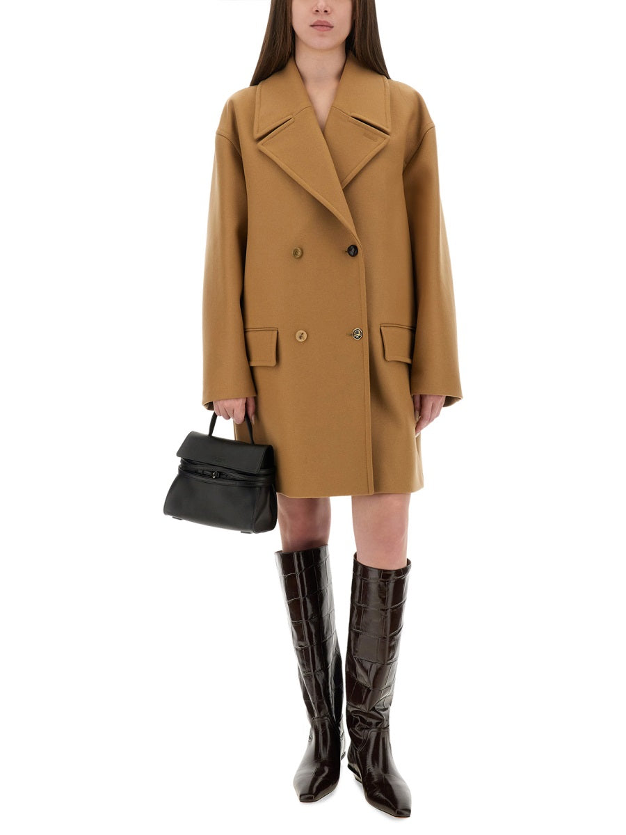 Moschino Women Double-Breasted Coat