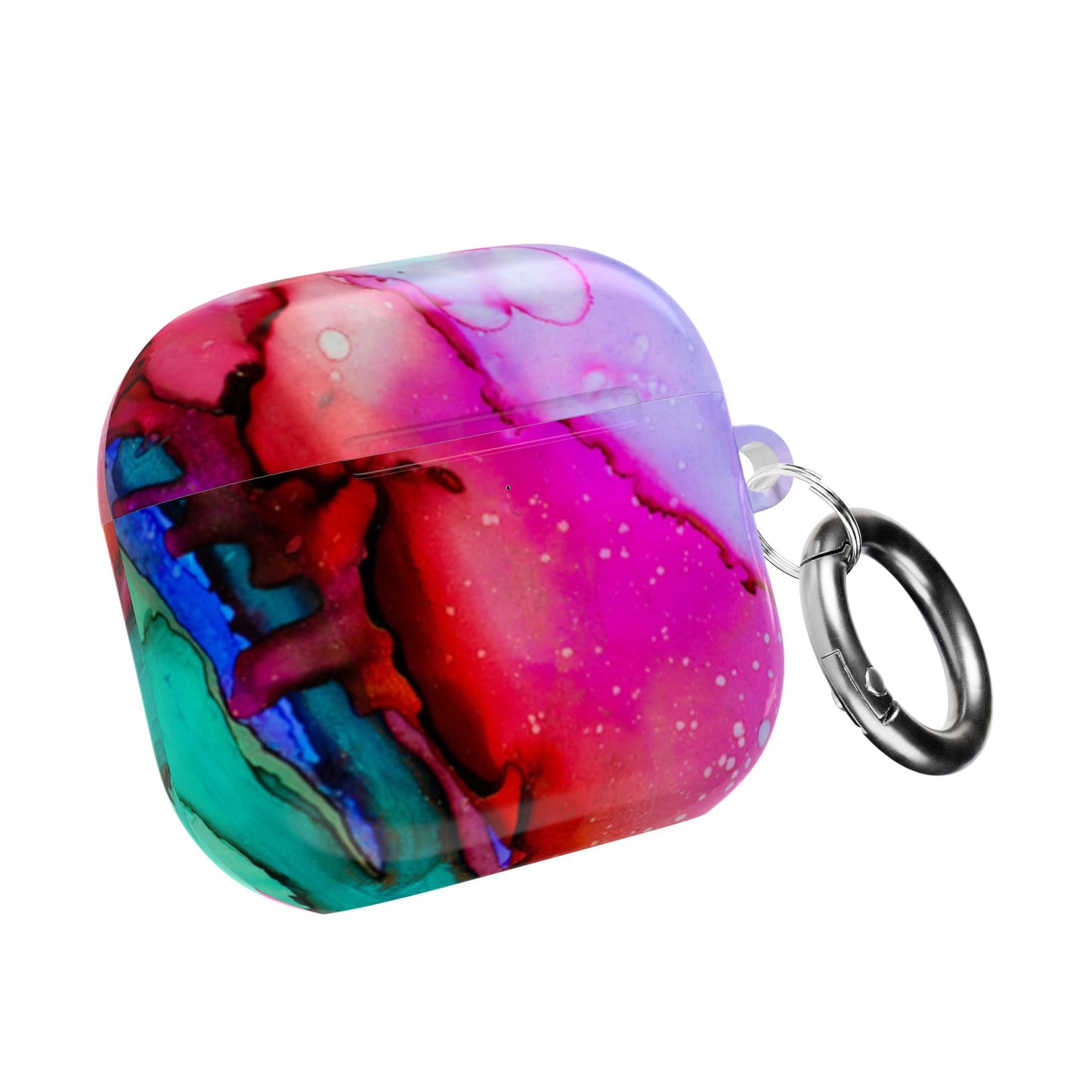 Colorful Marble AirPod Case, Trendy Tech Accessory, Gift for Music Lovers, Unique Earbud Cover for Her, Stylish AirPods Holder
