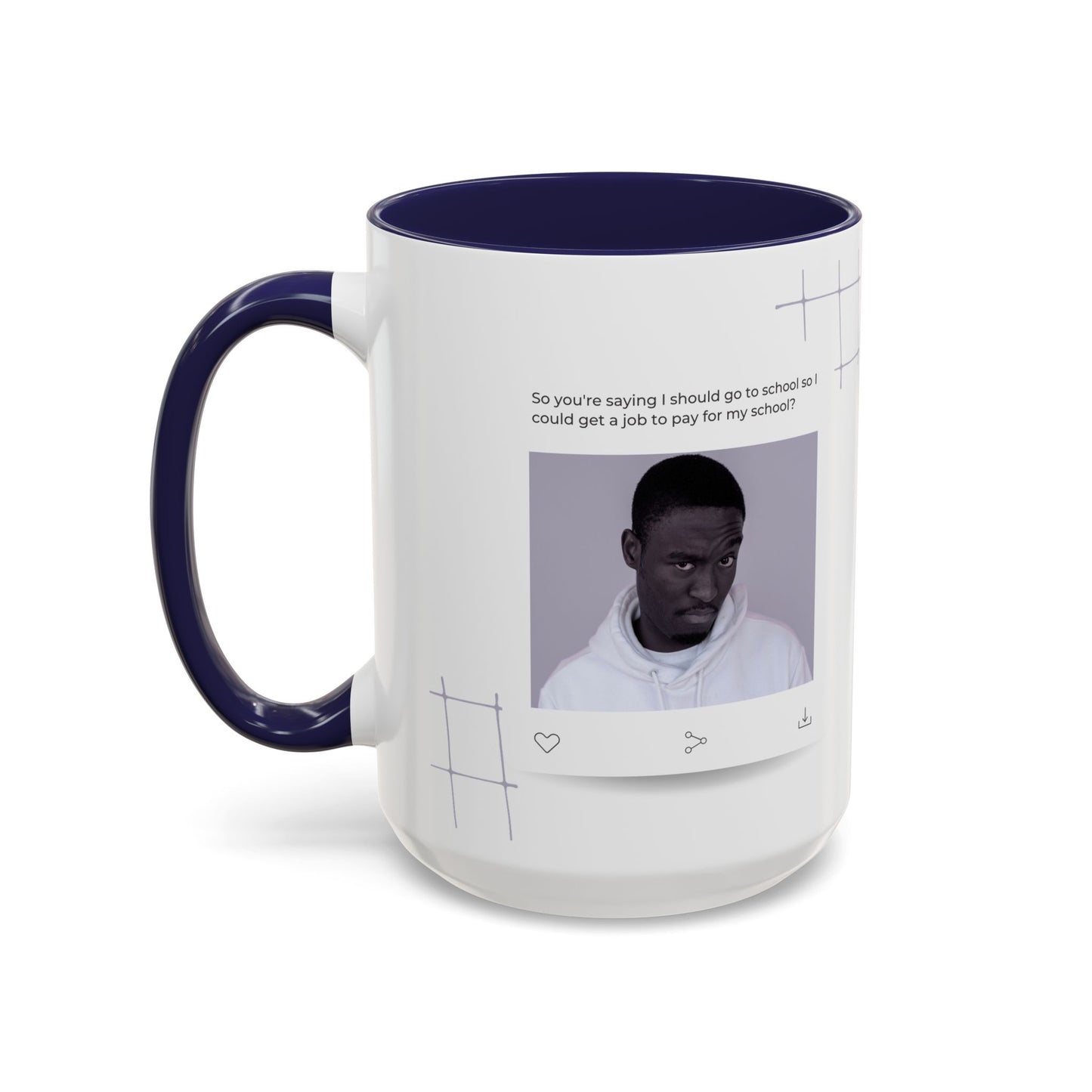 Get A Job to Pay For School? Coffee Mug - Daily WTF Moment, Unique Drinkware, Personalized Gift, Home Office Mug, Funny Coffee Cup, Stylish Beverage Holder