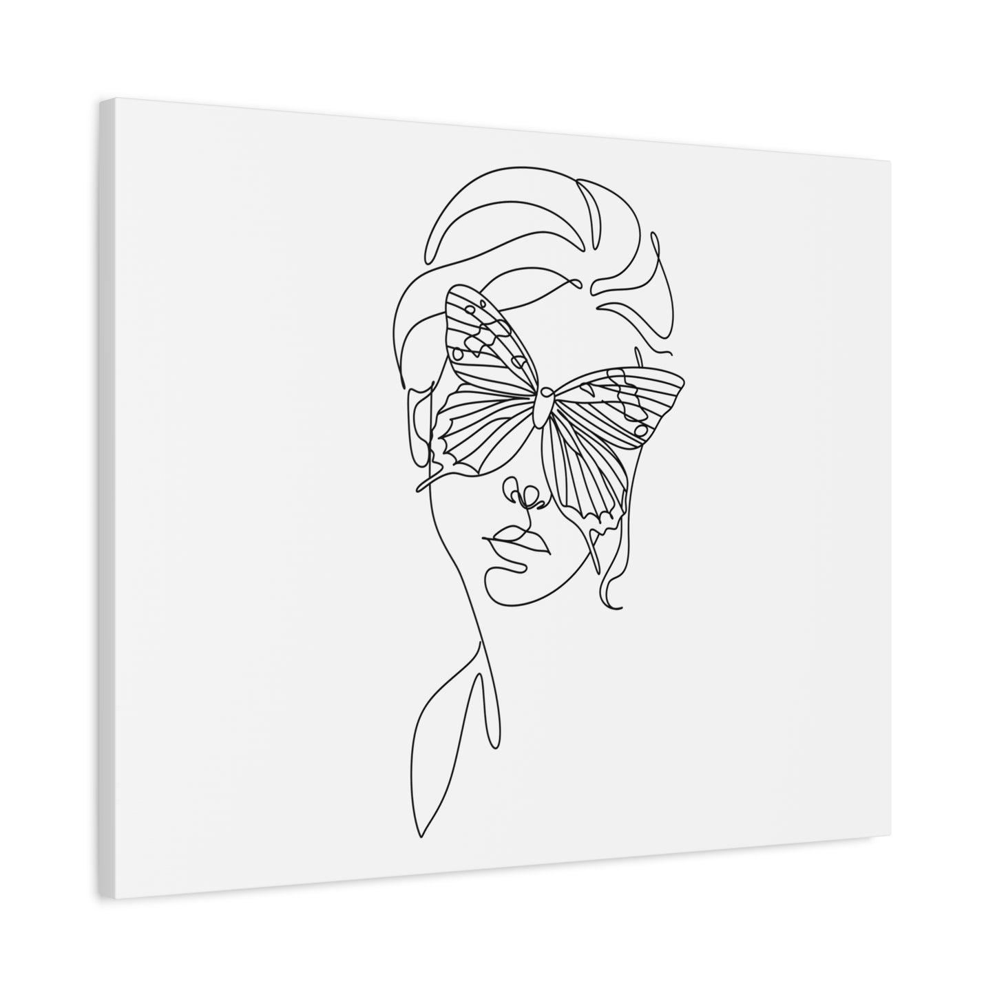 Minimalist Butterfly Canvas Art, Modern Home Decor, Gift for Nature Lovers, Wall Art for Women, Inspirational Wall Art