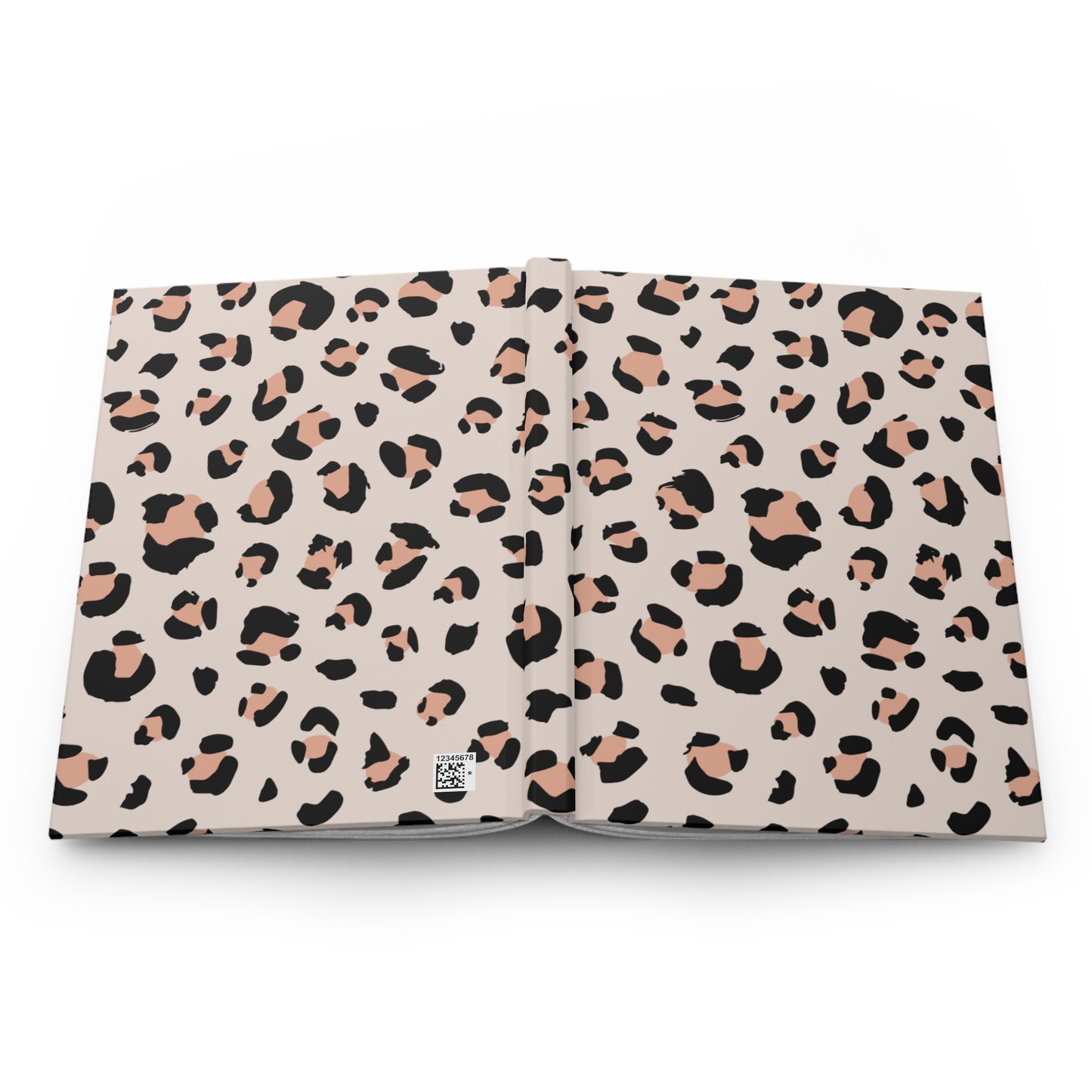 Leopard Print Hardcover Journal, Animal Print Diary, Stylish Notebook for Students, Great Gift for Writers, Trendy Journaling Companion