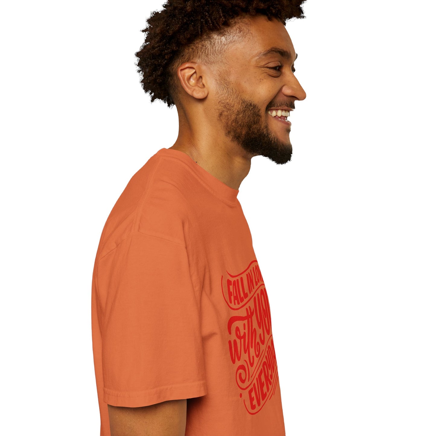 Fall in Love with YOU Quote T-shirt for Couples, Valentine's Day, Gifts for Him/Her, Casual Everyday Wear, Comfortable Unisex Tee