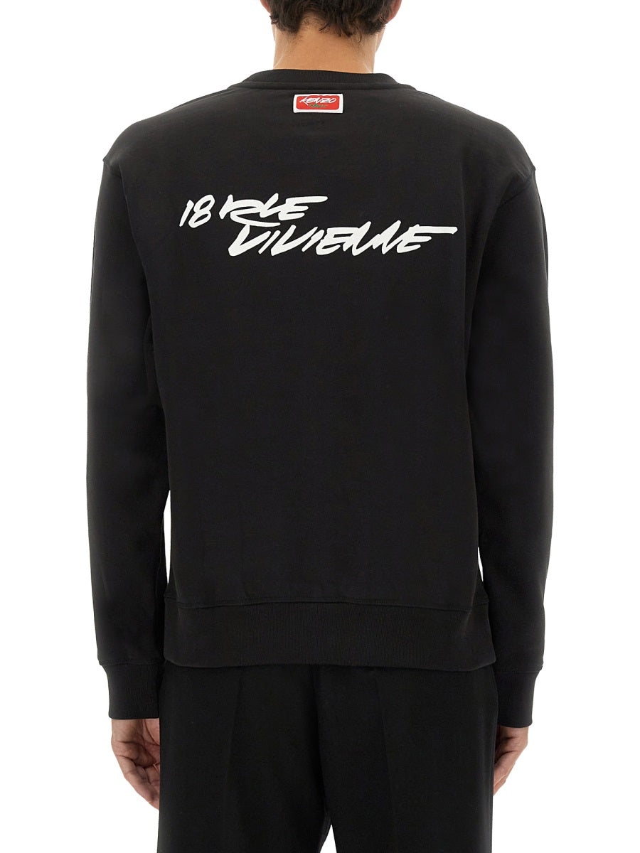 Kenzo Men Cotton Sweatshirt "Kenzo X Futura 2000"