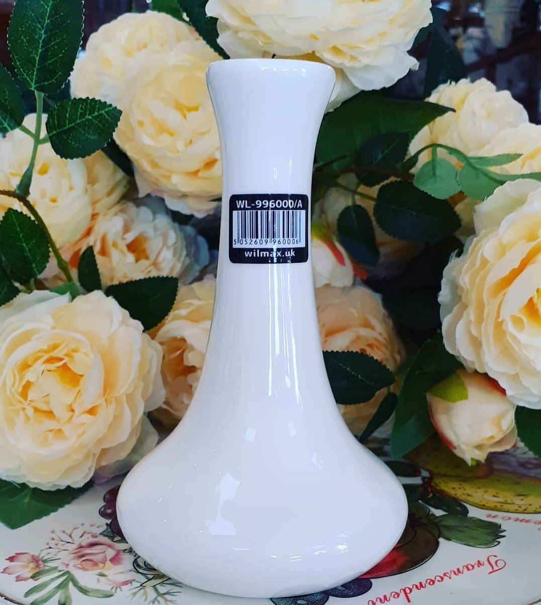 White Vase 3.5" inch ? 5.5" inch | 9 X 14 Cm-1