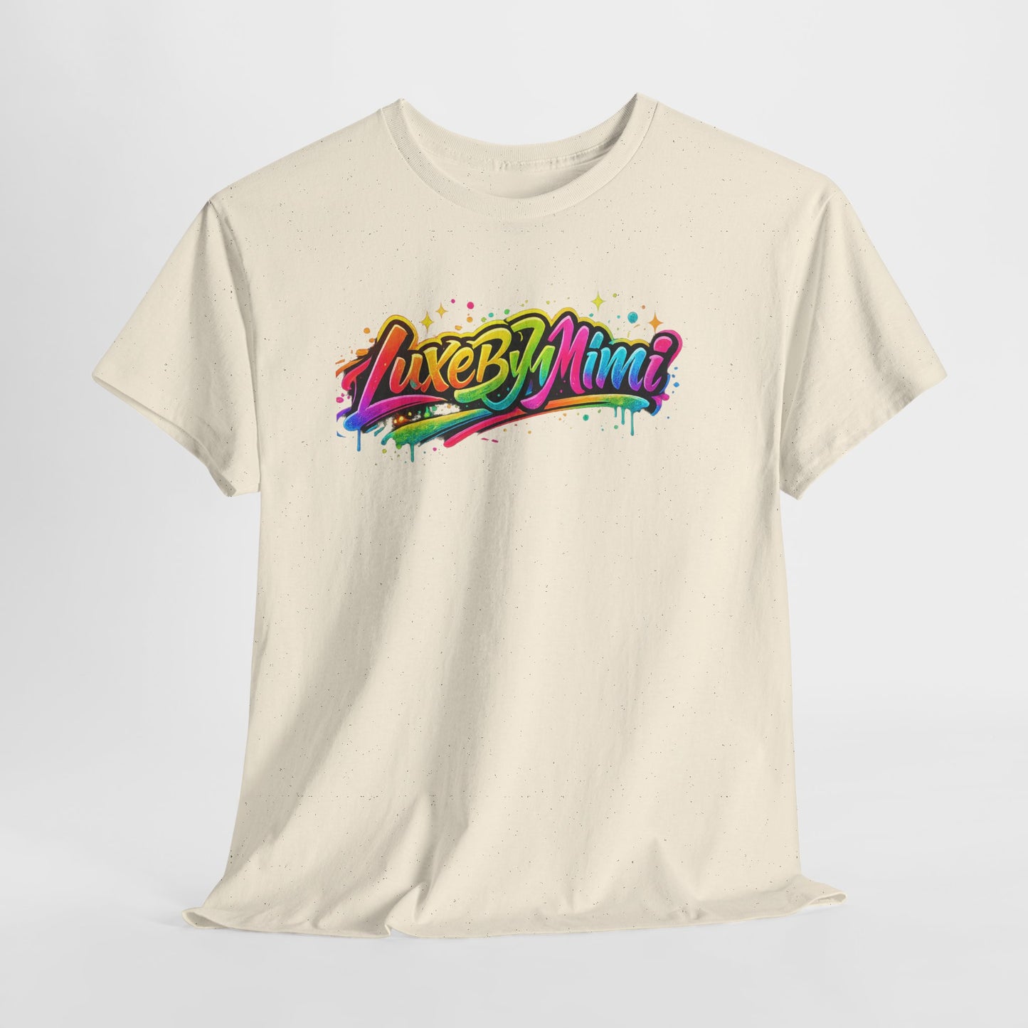 Graffiti Logo T-Shirt — 'Luxe By Mimi' Brand Colorful Streetwear Tee