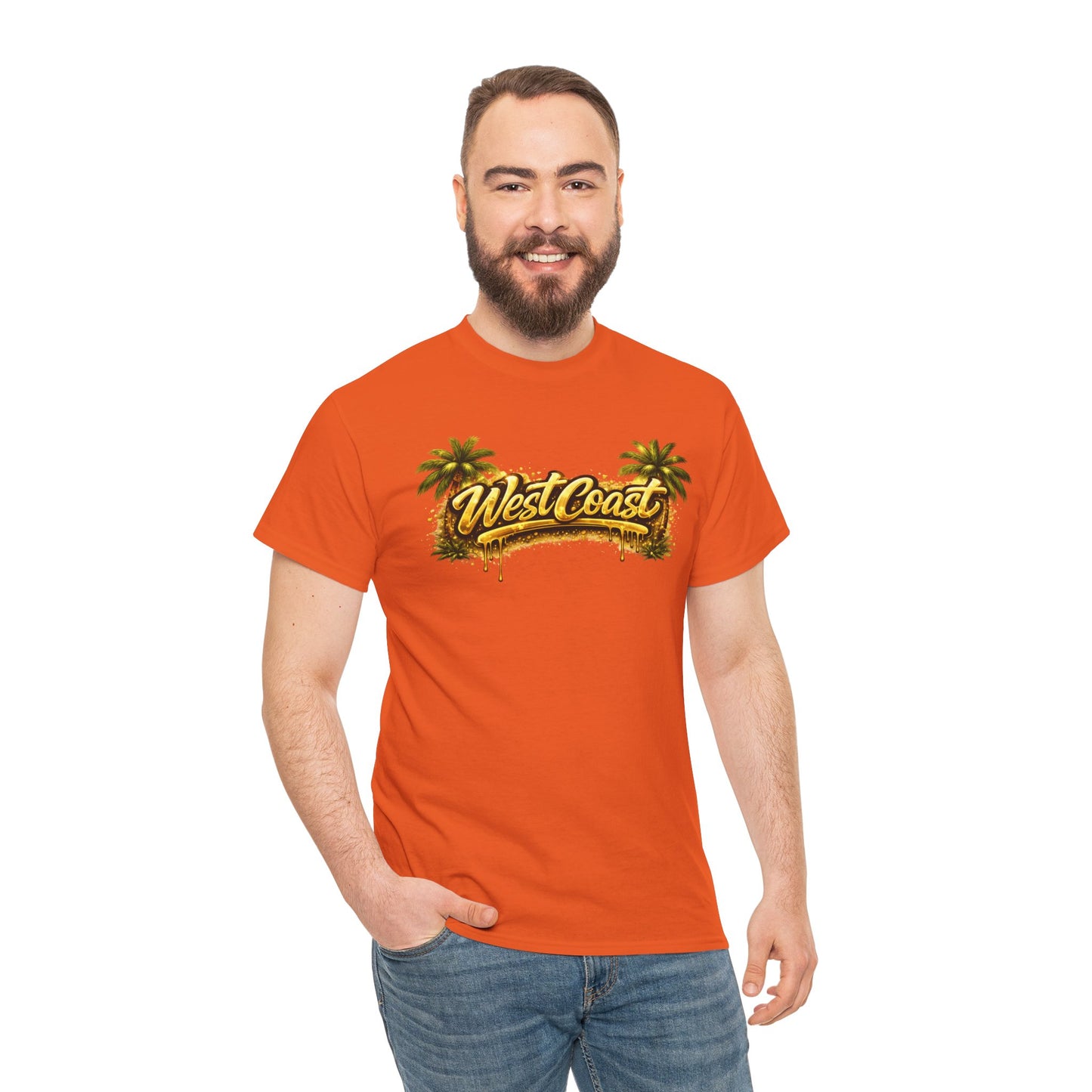 West Coast Palm Tree T-Shirt — Retro Surf Vibe Tee