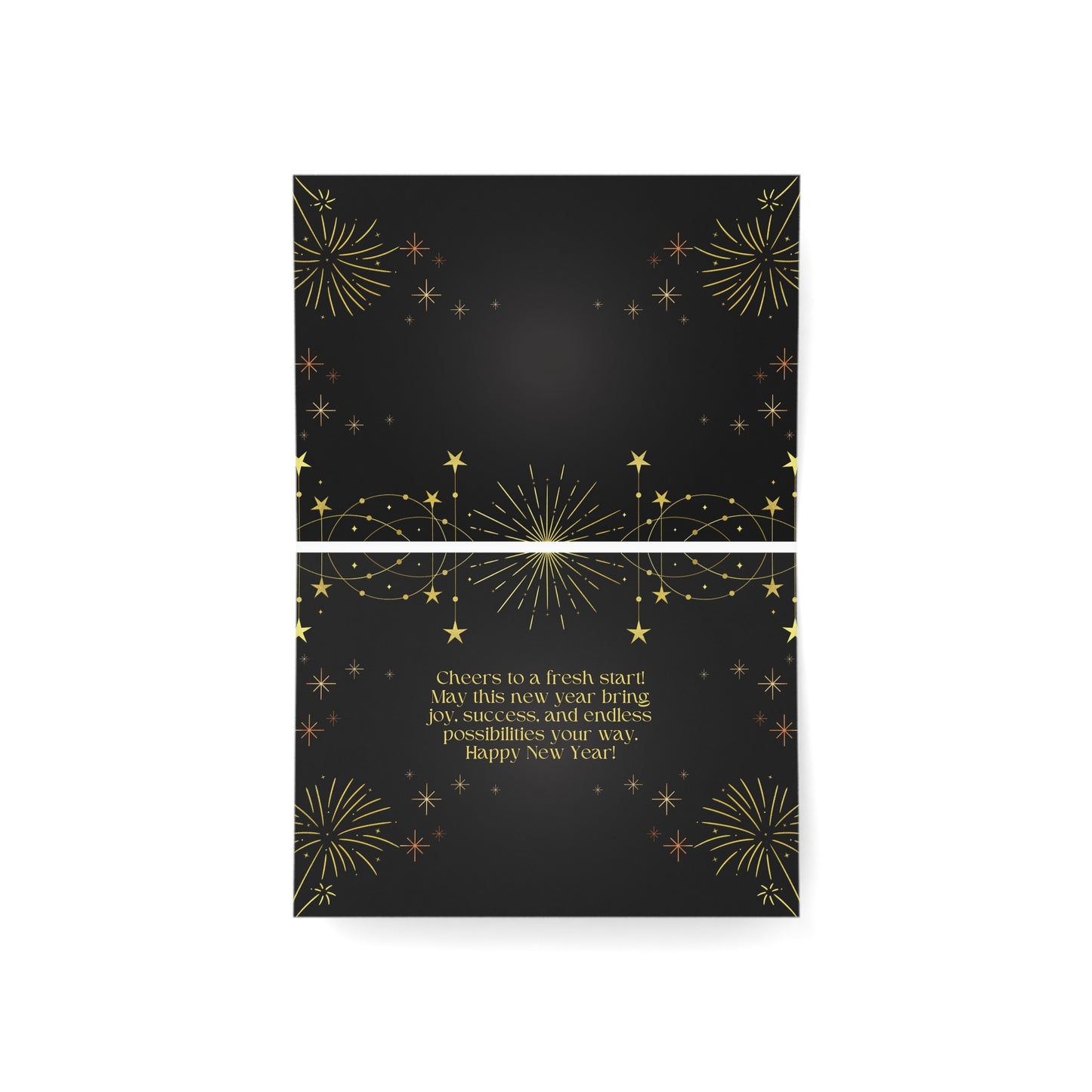 Stylish New Year Greeting Cards - Festive Holiday Stationery for Celebrations, Invitations, Gift Cards, and Special Occasions