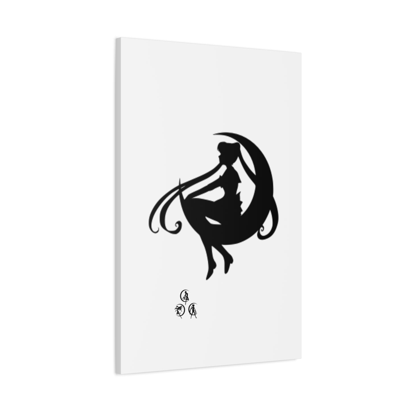 Moonlit Goddess Canvas Art, Modern Wall Decor, Fantasy Home Decor, Boho Aesthetic, Gift for Art Lovers