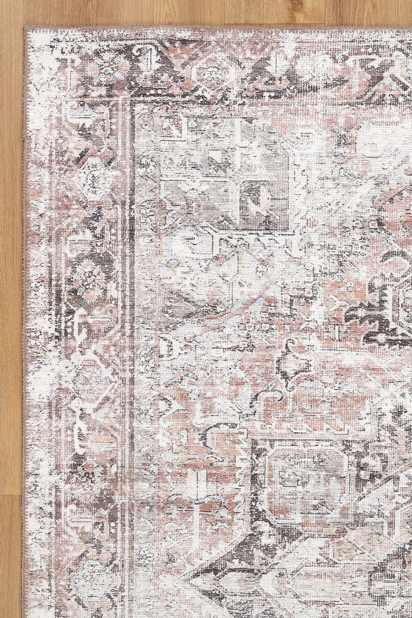 Amelie Machine Washable in Pink Rug-3