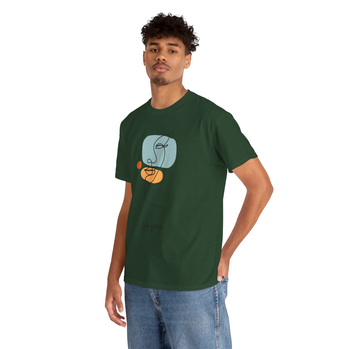 Minimalist Be You Tee, Unisex Cotton T-Shirt, Inspirational Graphic Tee, Gift for Friends, Casual Everyday Wear, Self-Love Apparel