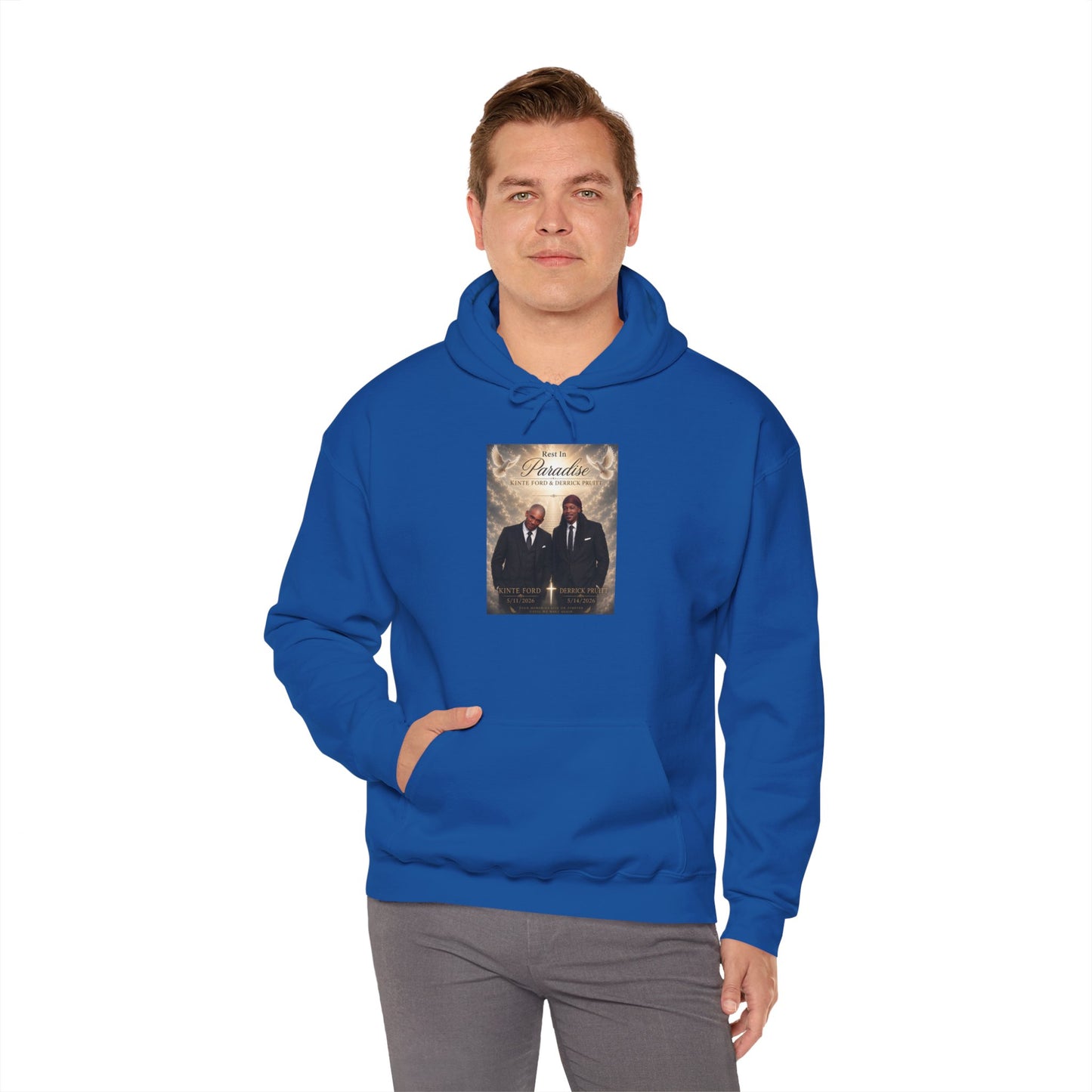 In Memory of Portrait Hoodie — "The Anointing" Ministry Sweatshirt
