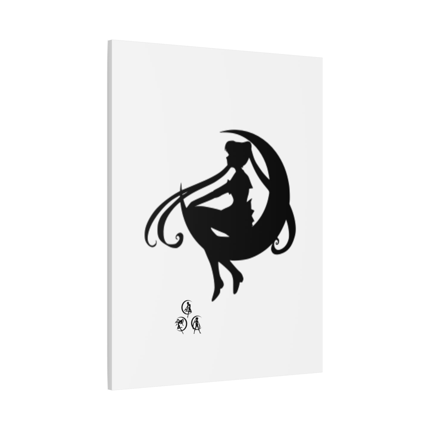 Moonlit Goddess Canvas Art, Modern Wall Decor, Fantasy Home Decor, Boho Aesthetic, Gift for Art Lovers