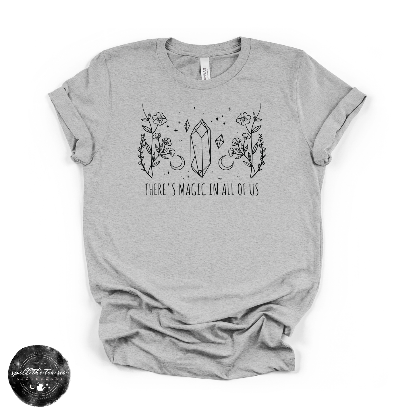 There’s Magic in All of Us Tee (BLACK DESIGN) | Inspirational Graphic T-Shirt