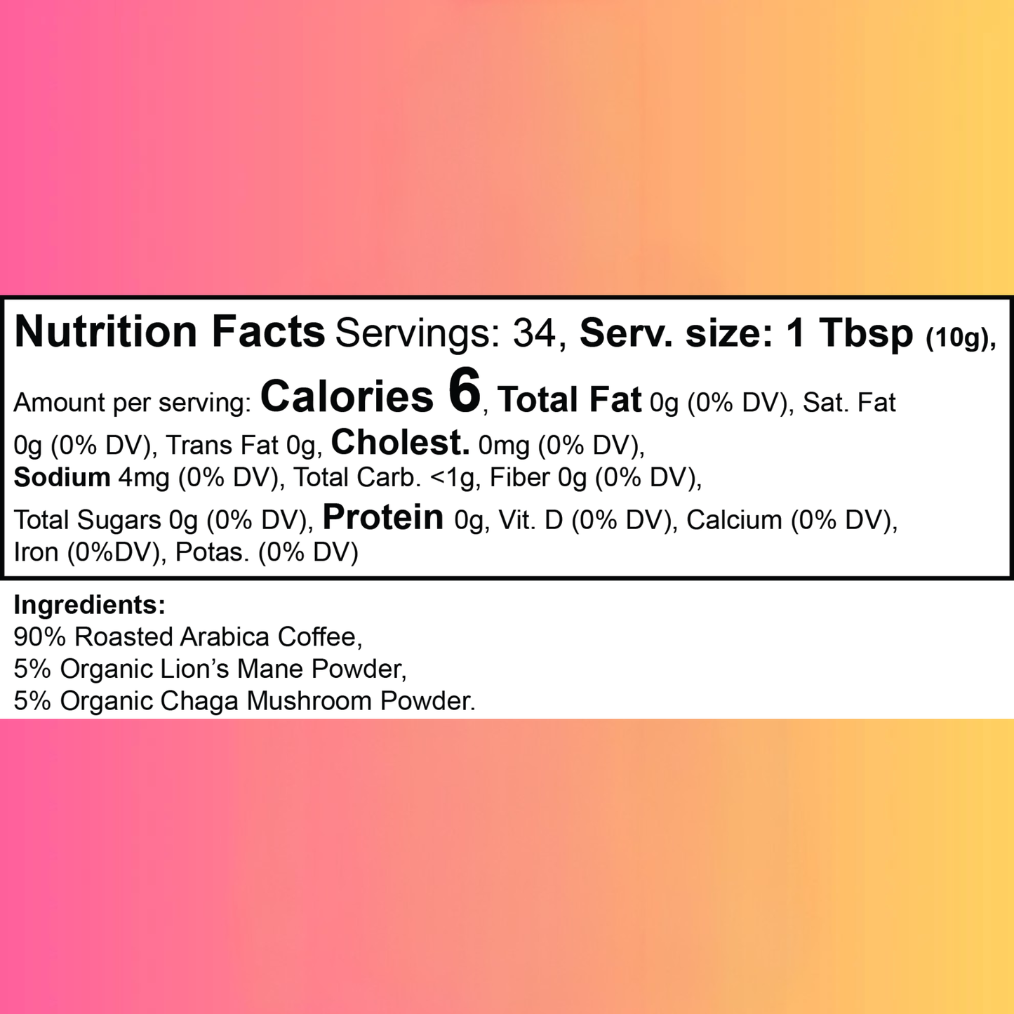 Mind-Expanding Mushroom Ground Coffee (Medium Roast)