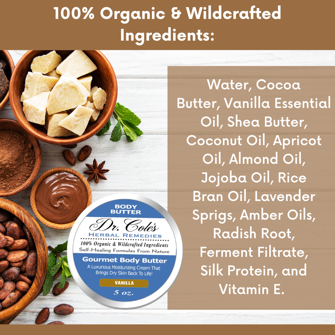 39 - Dr. Cole's Gourmet Body Butter - VANILLA