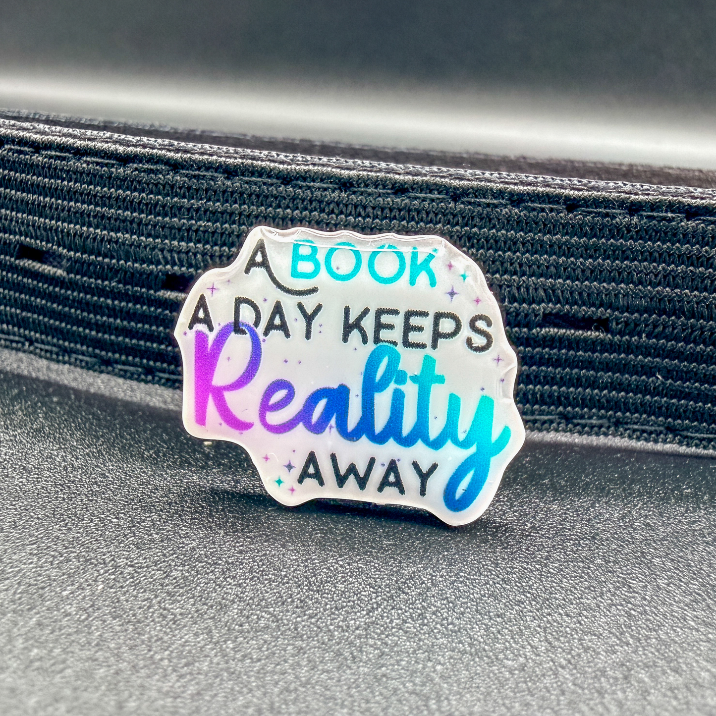 A Book A Day Keeps Reality Away | Bookish Gift | Romance Reader Collectable-0