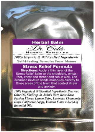 29 - Dr. Cole’s Organic Stress Relief Herbal Balm Sample-0