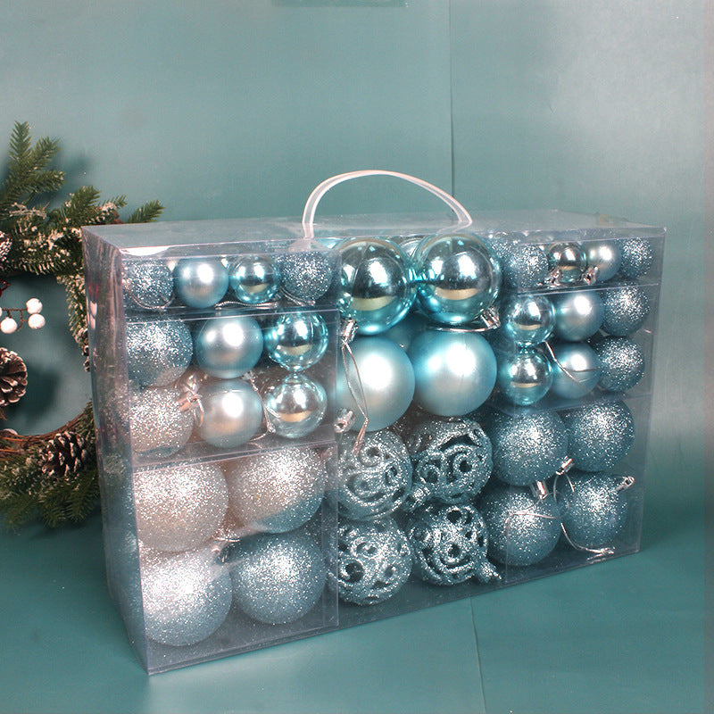 Christmas Ball 3-6cm Set Pvc Boxed Christmas Tree Decoration Colorful Ball