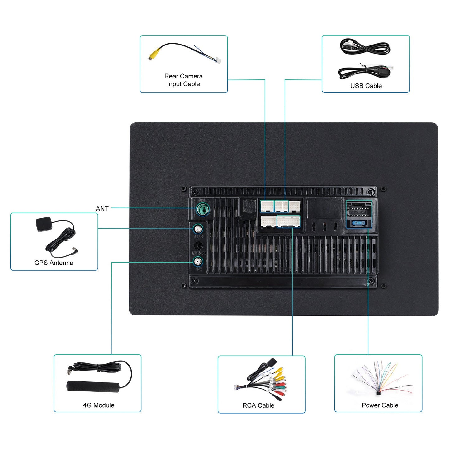 131-inch Android Large Screen Navigation Device With Universal Map APKCarplayreversing Image