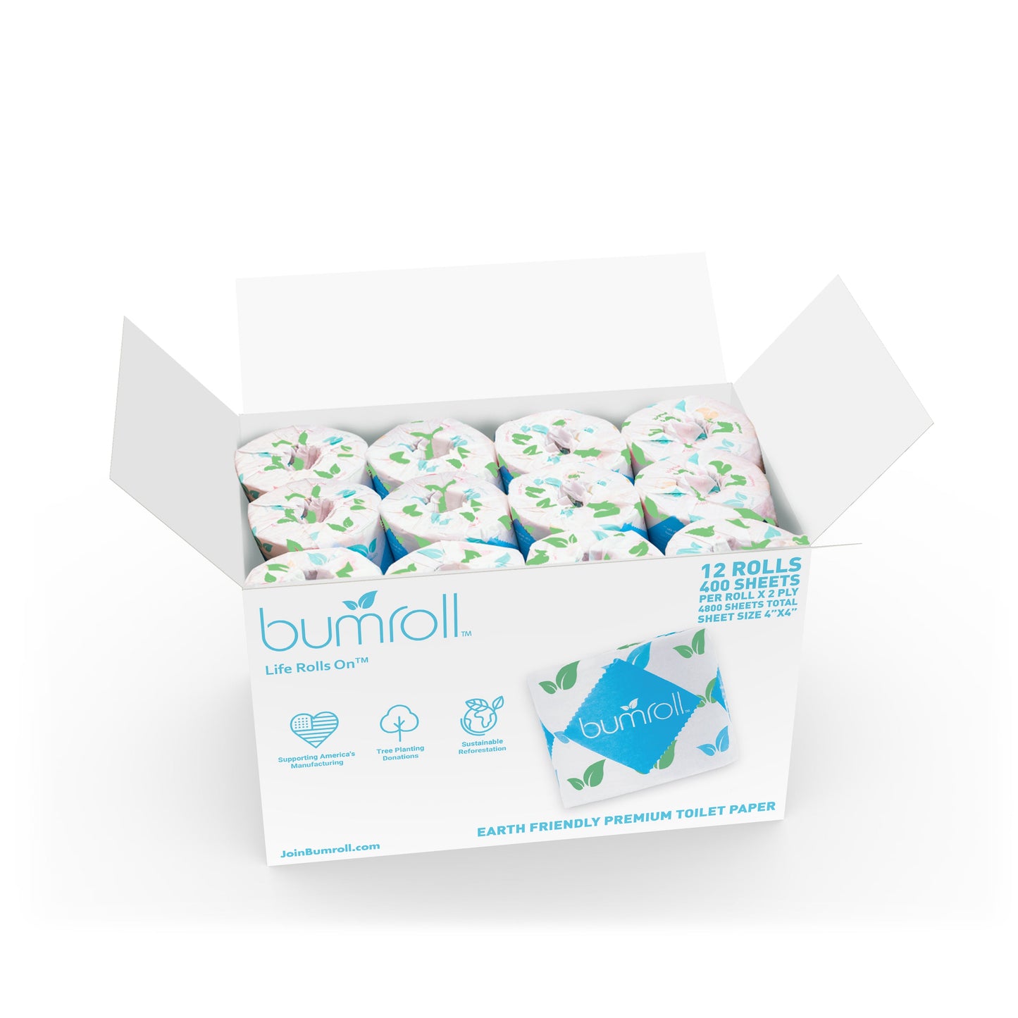 48 Recycled Toilet Rolls – Patriot Bundle-14
