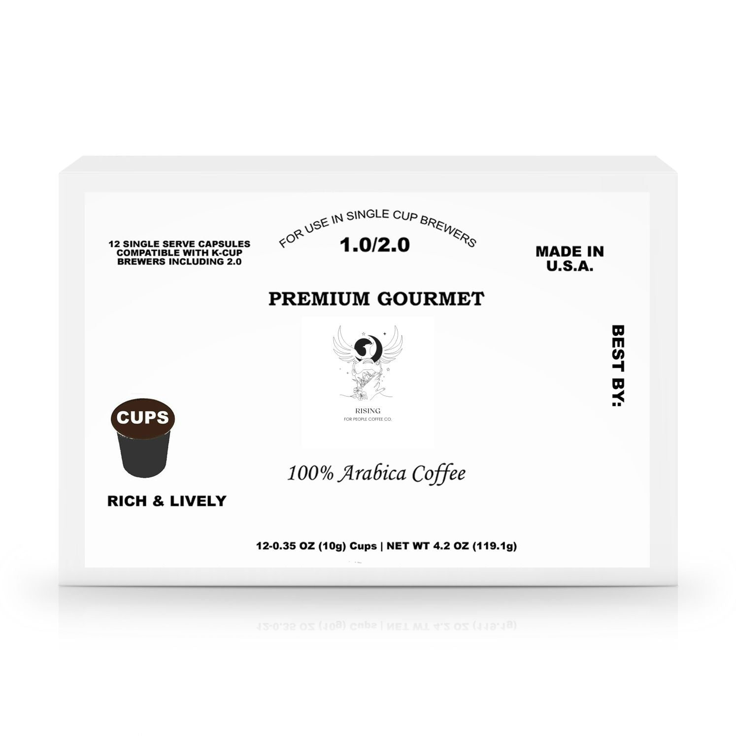 12 Pack Single Serve Coffee Capsules k-pods-1