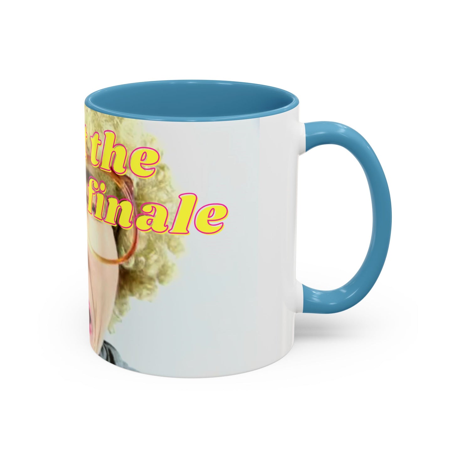 Humorous Accent Coffee Mug, "Me at the season finale", Funny Gift for TV Lovers, Comedy Merchandise, Unique Birthday Present, Fun Housewarming Mug