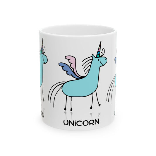 Whimsical Unicorn Ceramic Mug | Cute Gift for Kids and Unicorn Lovers | Perfect for Birthdays, Holidays, and Everyday