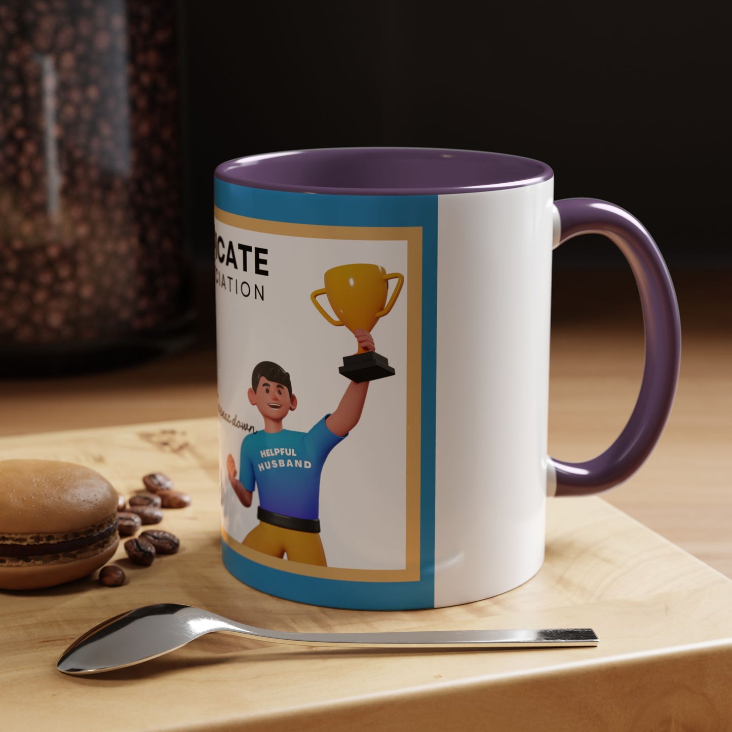 Appreciation Coffee Mug, Leave the Toilet Seat Down, Perfect Gift for Husband, Funny Mug, Award Mug, Cute Office Mug, 11oz & 15oz Options, Motivational Mug