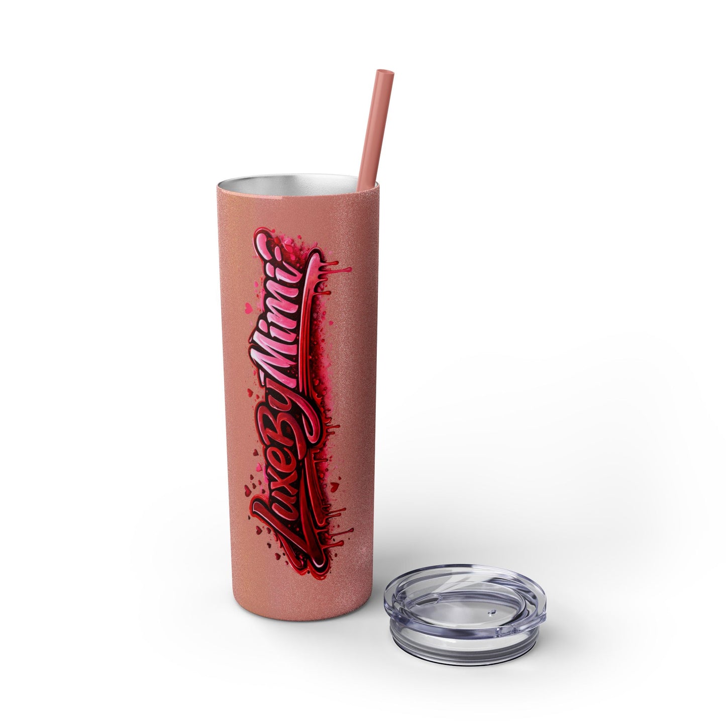 Skinny Tumbler – 'Lake & Lemons' Red Script 20oz Insulated Straw Tumbler