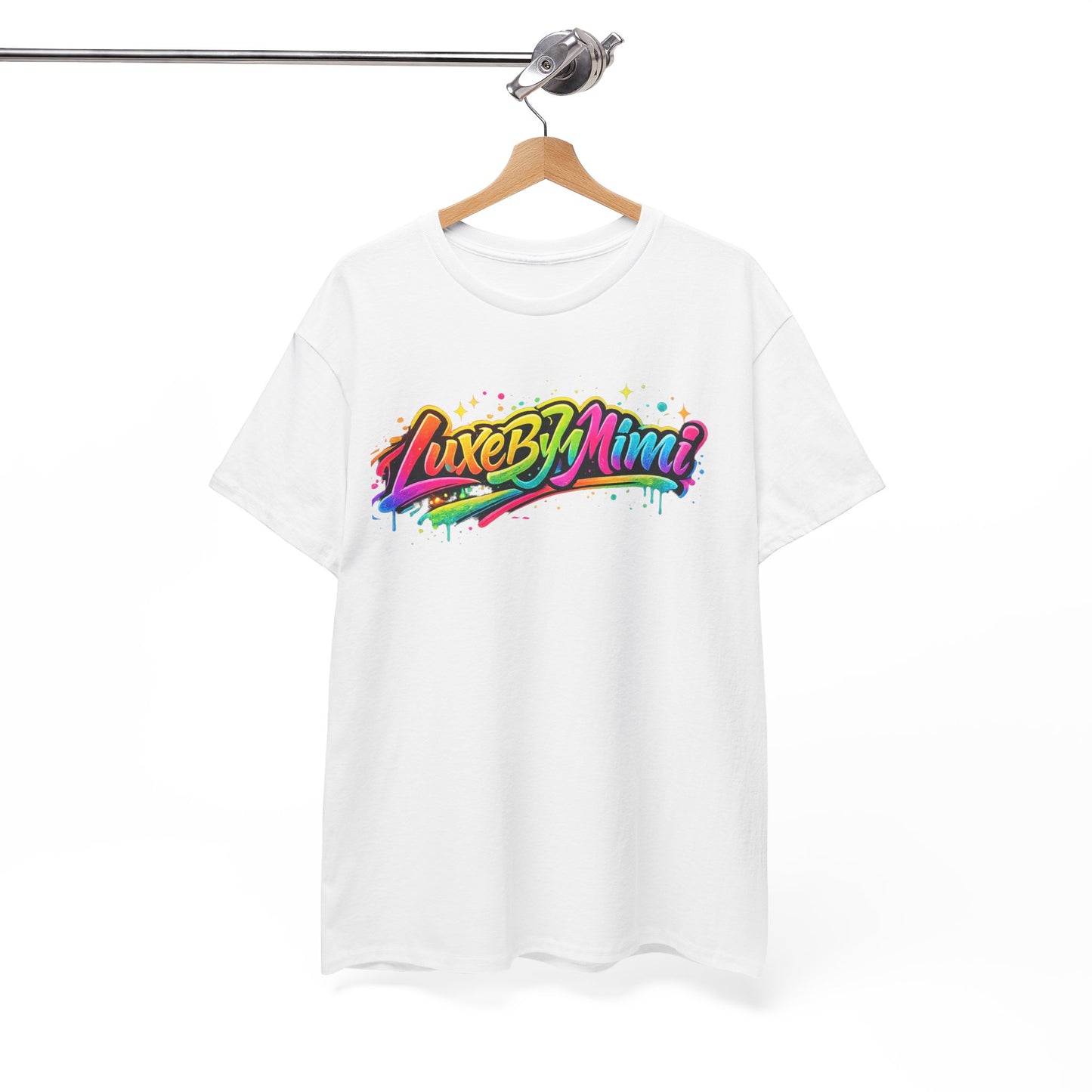 Graffiti Logo T-Shirt — 'Luxe By Mimi' Brand Colorful Streetwear Tee
