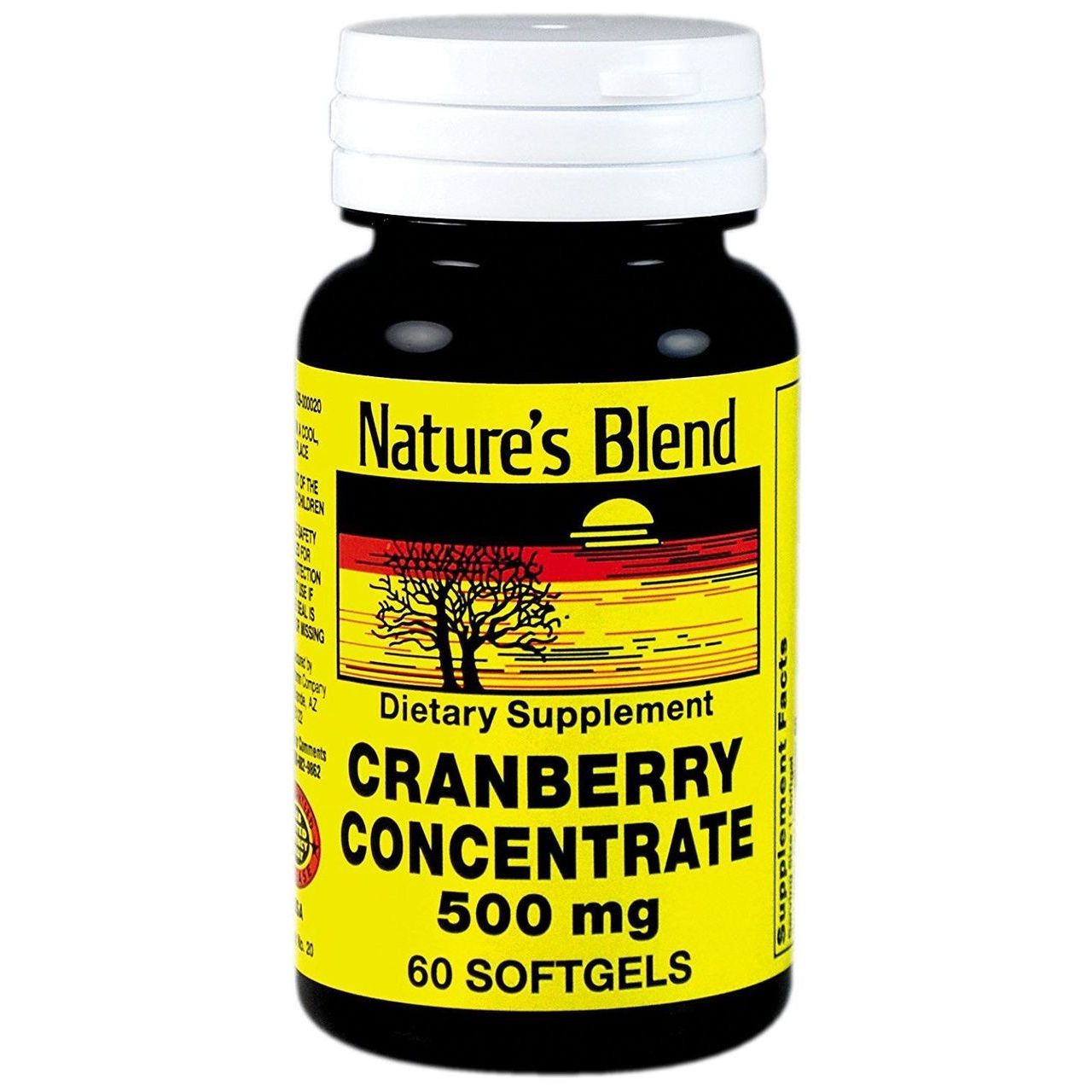 Nature's Blend Cranberry Concentrate 500 Mg Soft Gels
