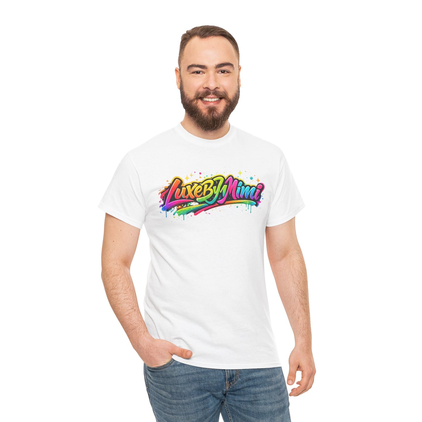 Graffiti Logo T-Shirt — 'Luxe By Mimi' Brand Colorful Streetwear Tee