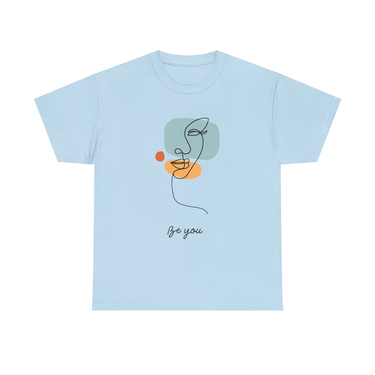 Minimalist Be You Tee, Unisex Cotton T-Shirt, Inspirational Graphic Tee, Gift for Friends, Casual Everyday Wear, Self-Love Apparel