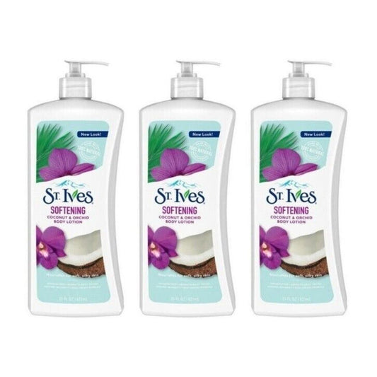 St. Ives Softening Hand & Body Lotion Coconut & Orchid, 21 Oz