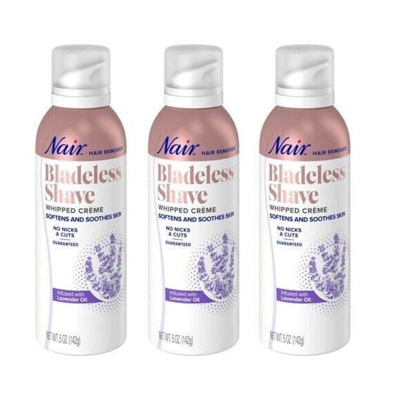 Nair Bladeless Shave Whipped Creme Hair Remover 5 Oz