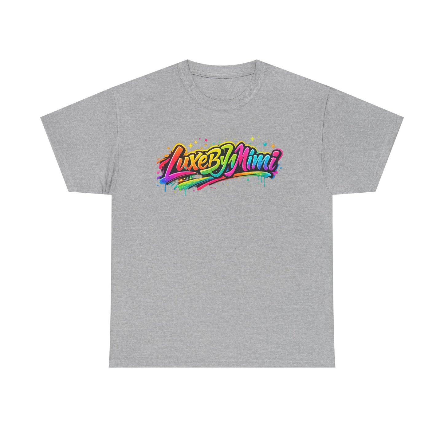 Graffiti Logo T-Shirt — 'Luxe By Mimi' Brand Colorful Streetwear Tee