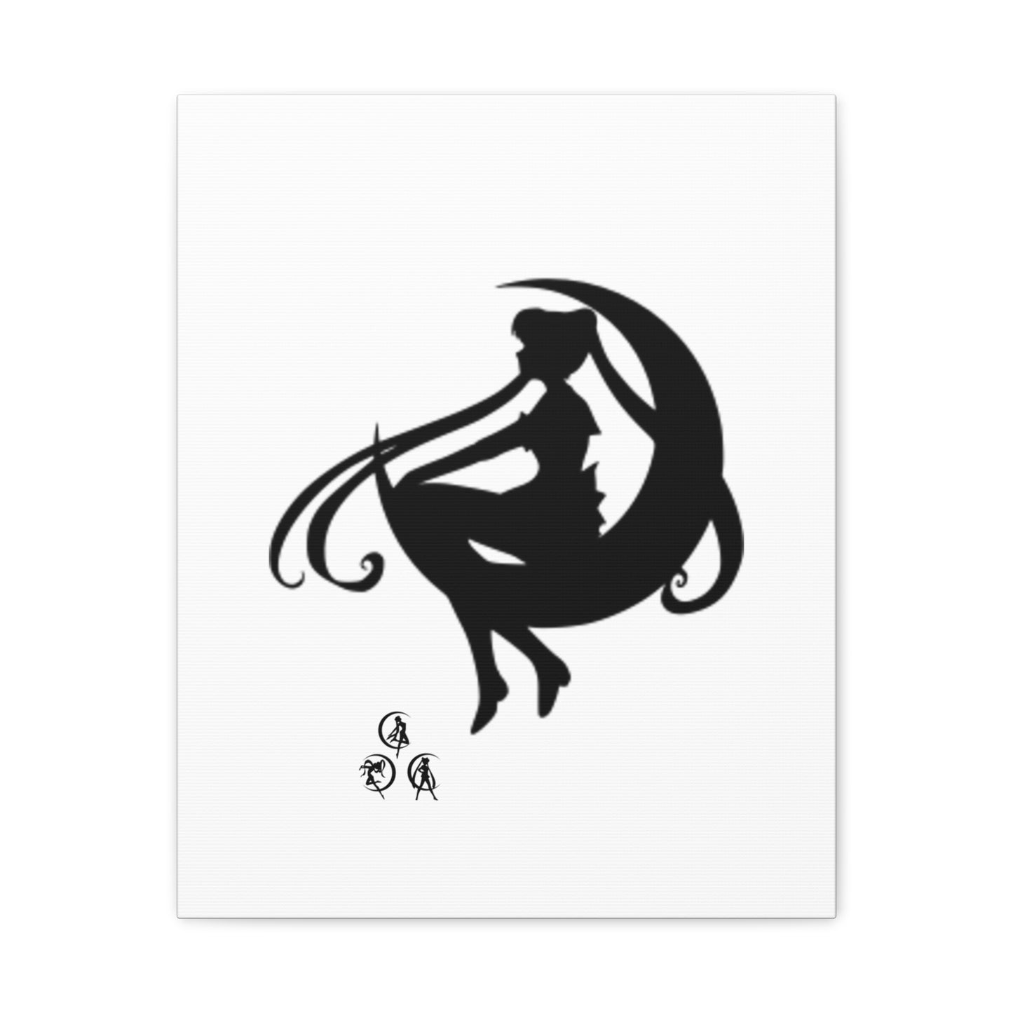 Moonlit Goddess Canvas Art, Modern Wall Decor, Fantasy Home Decor, Boho Aesthetic, Gift for Art Lovers