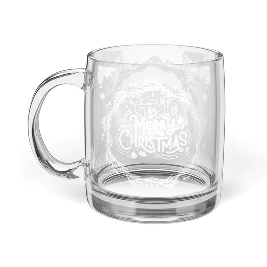 Engraved Holiday Coffee Mug, Personalized Gift, Customized Drinkware, Perfect for Christmas, Unique Gift Idea, Festive Kitchen Decor
