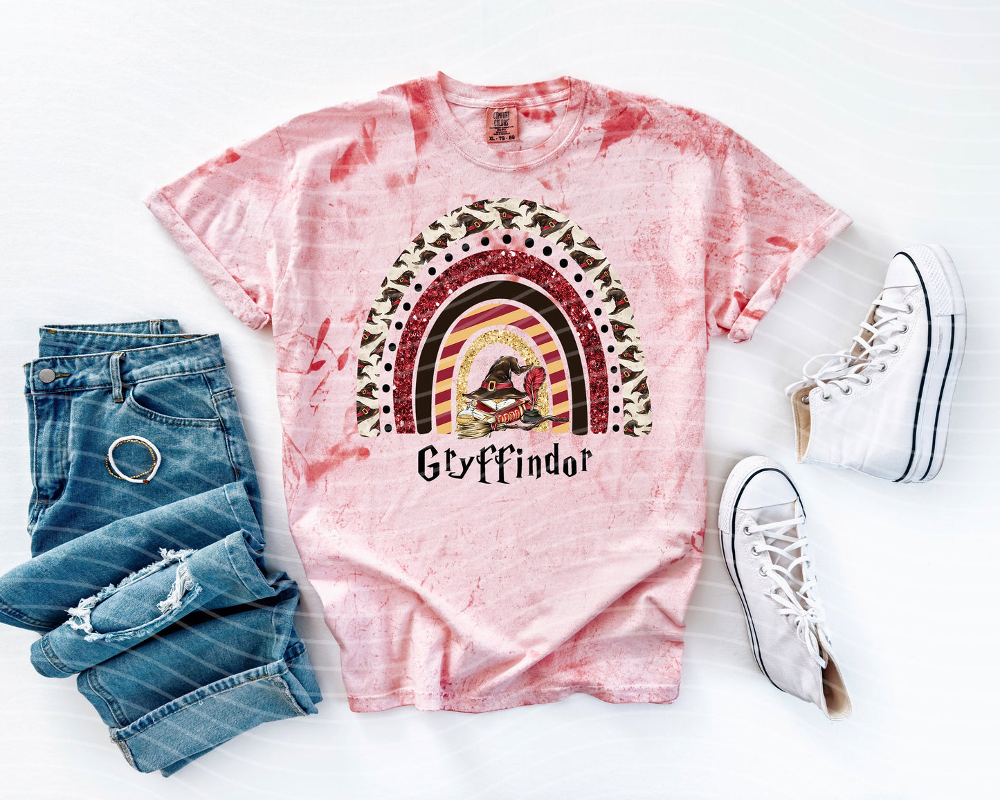 Gryffindor Rainbow Graphic Tee