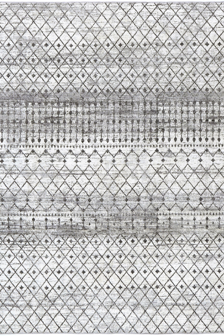 Andre Machine Washable in Grey Rug-0