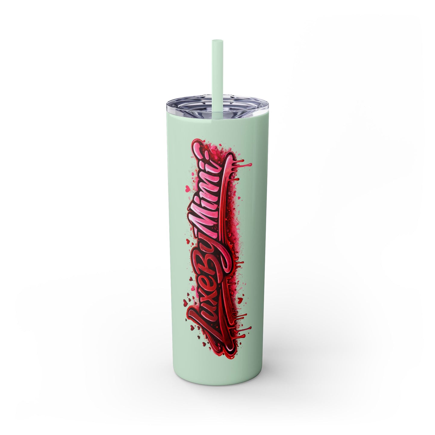 Skinny Tumbler – 'Lake & Lemons' Red Script 20oz Insulated Straw Tumbler