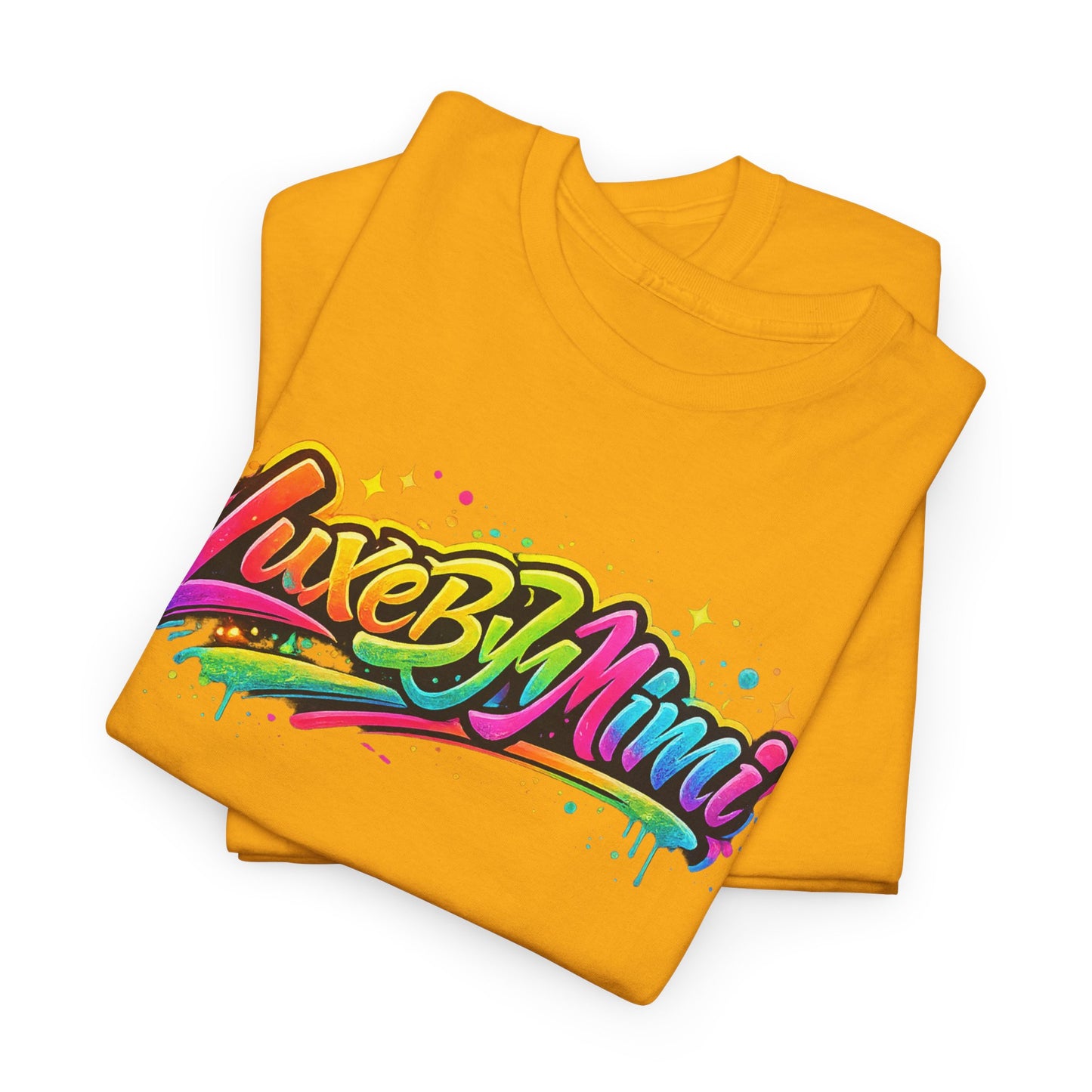 Graffiti Logo T-Shirt — 'Luxe By Mimi' Brand Colorful Streetwear Tee