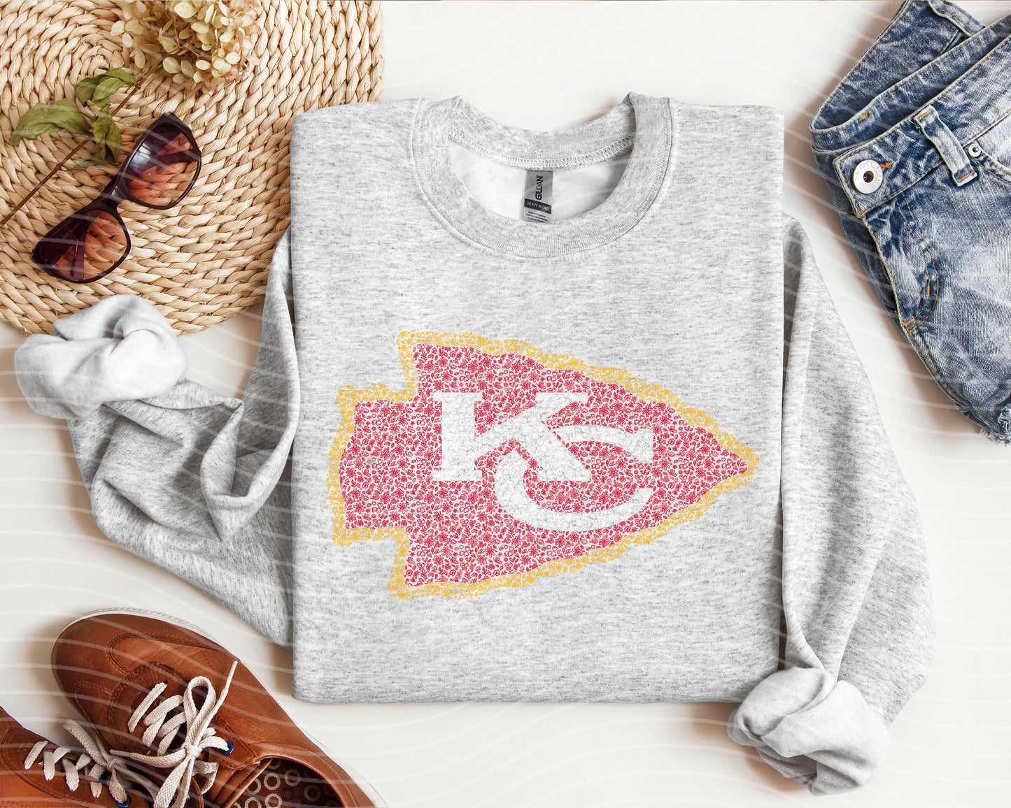 Floral Chiefs Graphic Tee